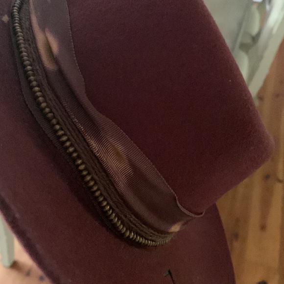 NWT Free People x Mossant Mulholland Layerd Bands Felt Hat - Picture 8 of 9